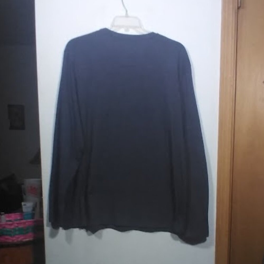 NWOT Nautica Men’s Size XL Heather Gray Long-Sleeve Shirt - Picture 4 of 9